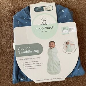 ergoPouch Blue Cocoon Swaddle Bag